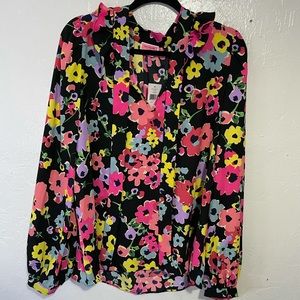 Kate spade wild flower bouquet blouse